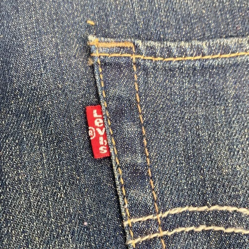 Levi's Boys 16 Reg Dark Wash Stretch Cotton 511 Skinny Denim Jeans Blue Size 28x
